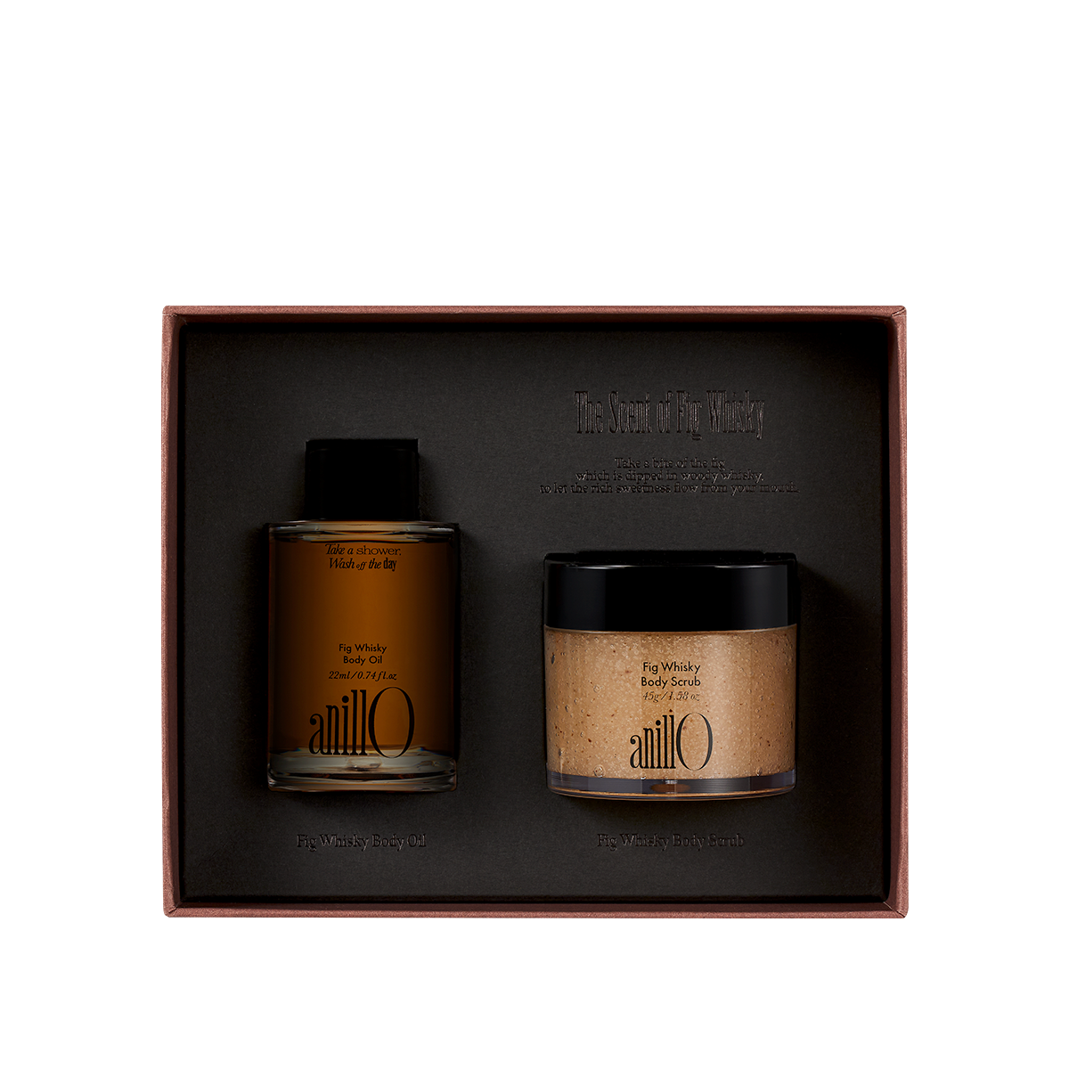ANILLO - Fig & Whisky Oil 22ML & Scrub 44G Set