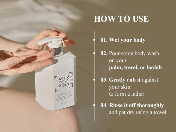 TEABLESS - Lily Musk White Tea Perfume Body Wash - 500ML