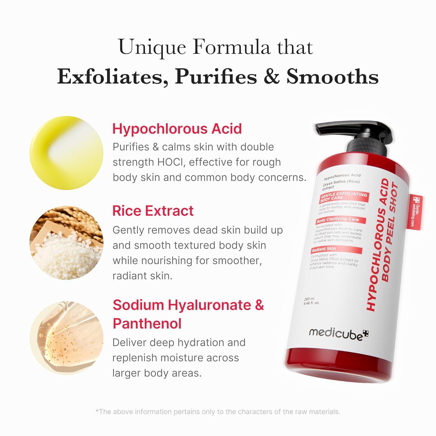 MEDICUBE - Hypochlorous Acid Body Peel Shot - 280ML