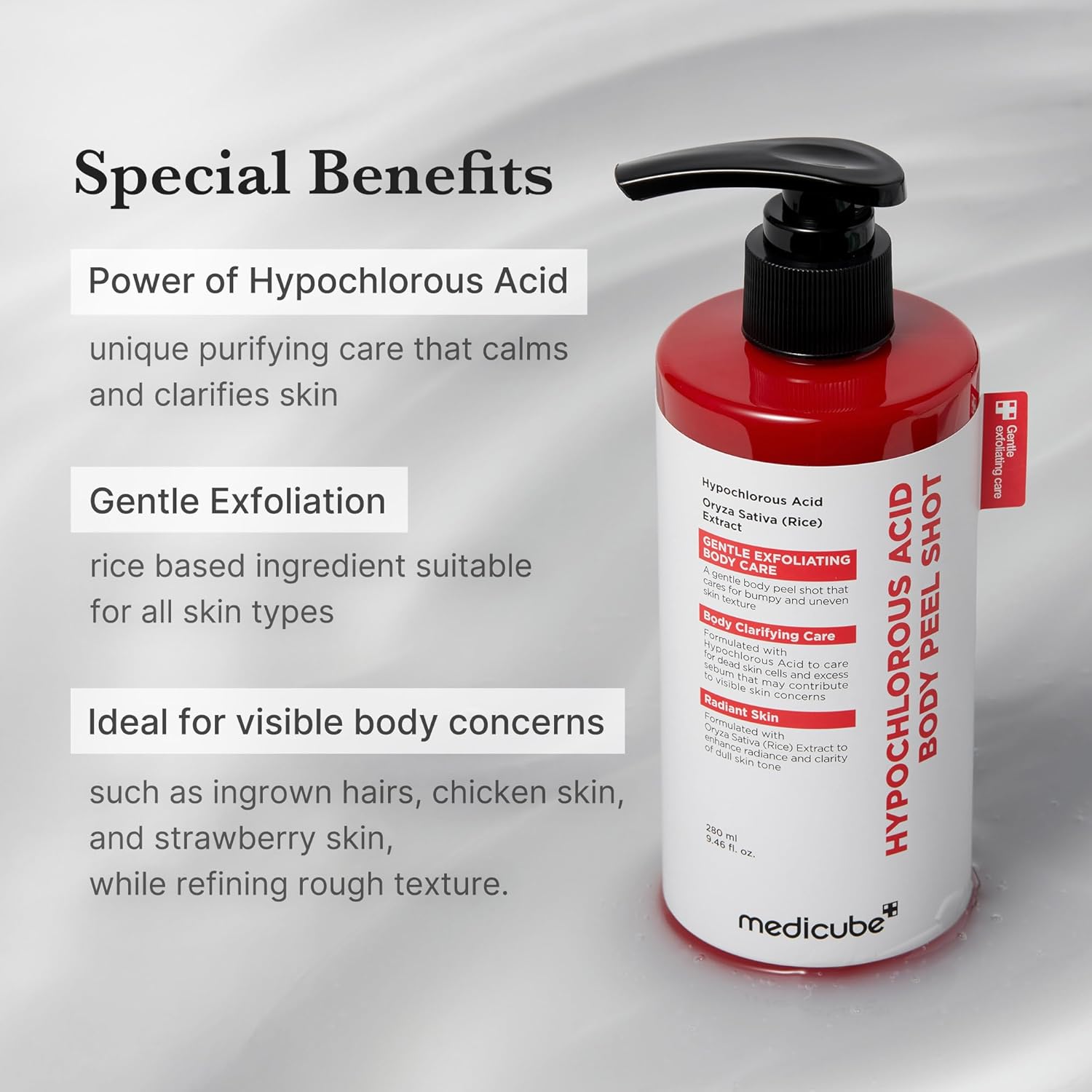 MEDICUBE - Hypochlorous Acid Body Peel Shot - 280ML