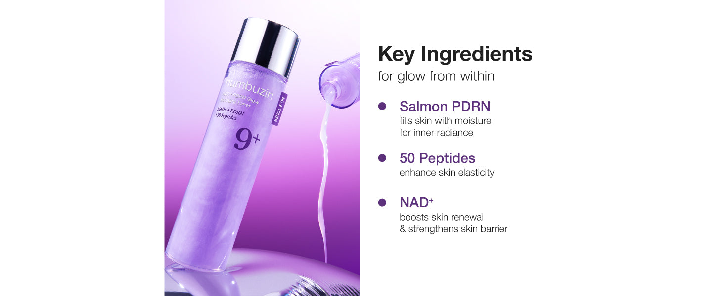 NUMBUZIN - No.9 NAD+ PDRN Glow Boosting Toner - 150ML