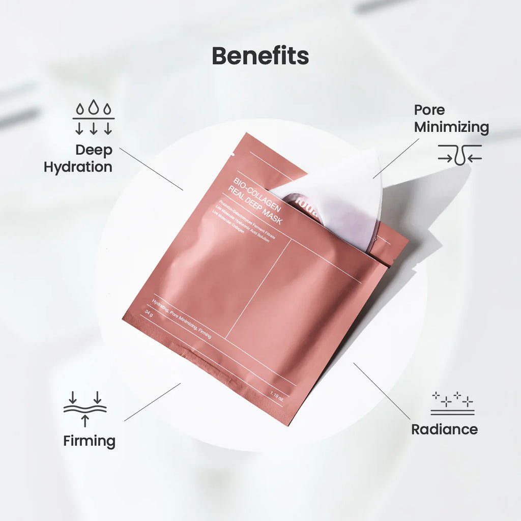 BIODANCE - Bio Collagen Real Deep Mask - 34G 1 Box (4 Masks)