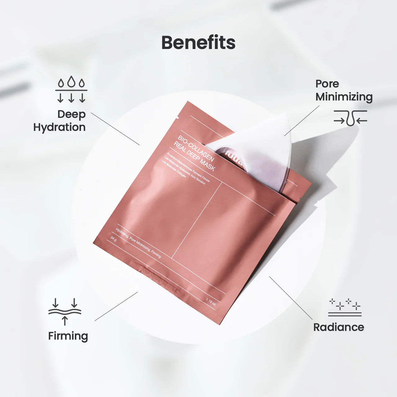 BIODANCE - Bio Collagen Real Deep Mask - 34G 1 Box (4 Masks)