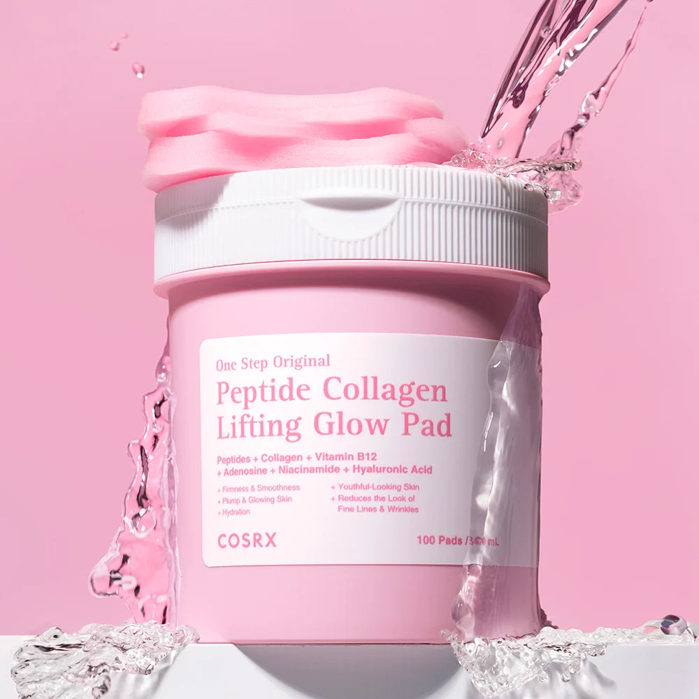 COSRX - One Step Original Peptide Collagen Lifting Glow Pad - 300ml (100 pads)
