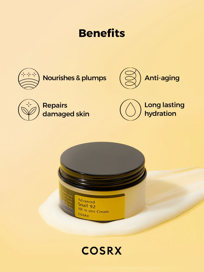 COSRX - Advanced Snail 92 All In One Cream - 100ML
