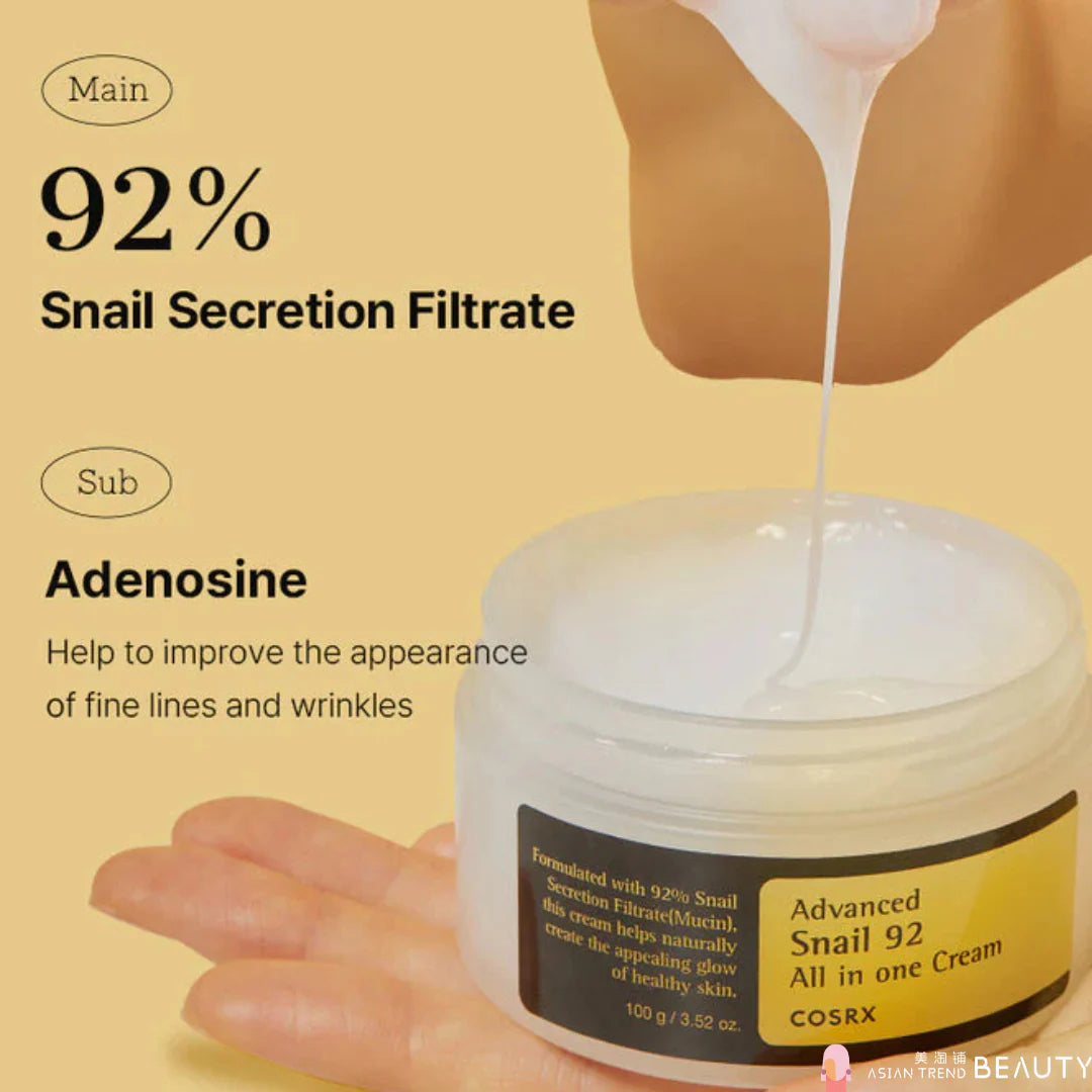 COSRX - Advanced Snail 92 All In One Cream - 100ML