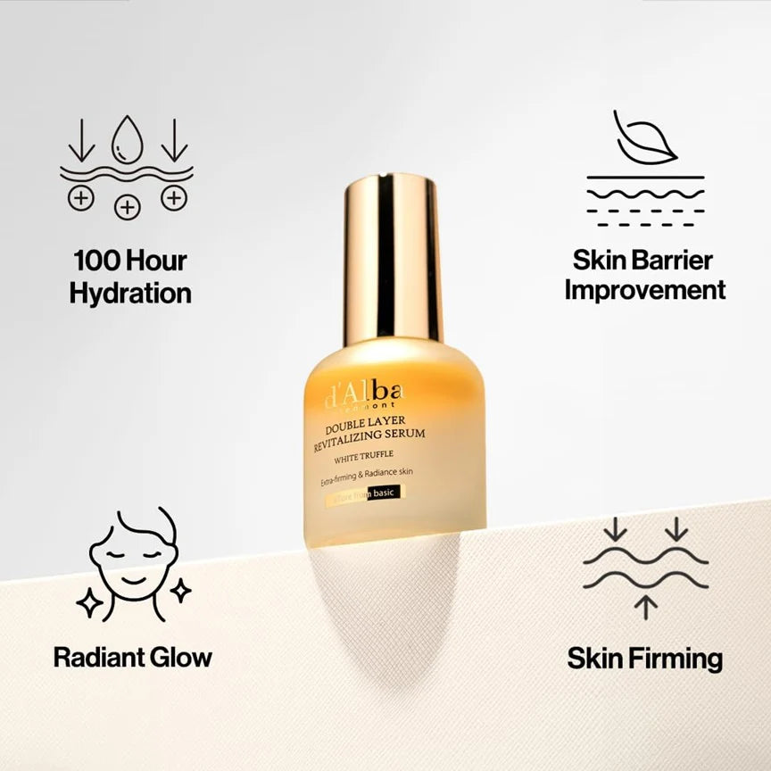 D'ALBA - White Truffle Double Layer Revitalizing Serum - 30ML