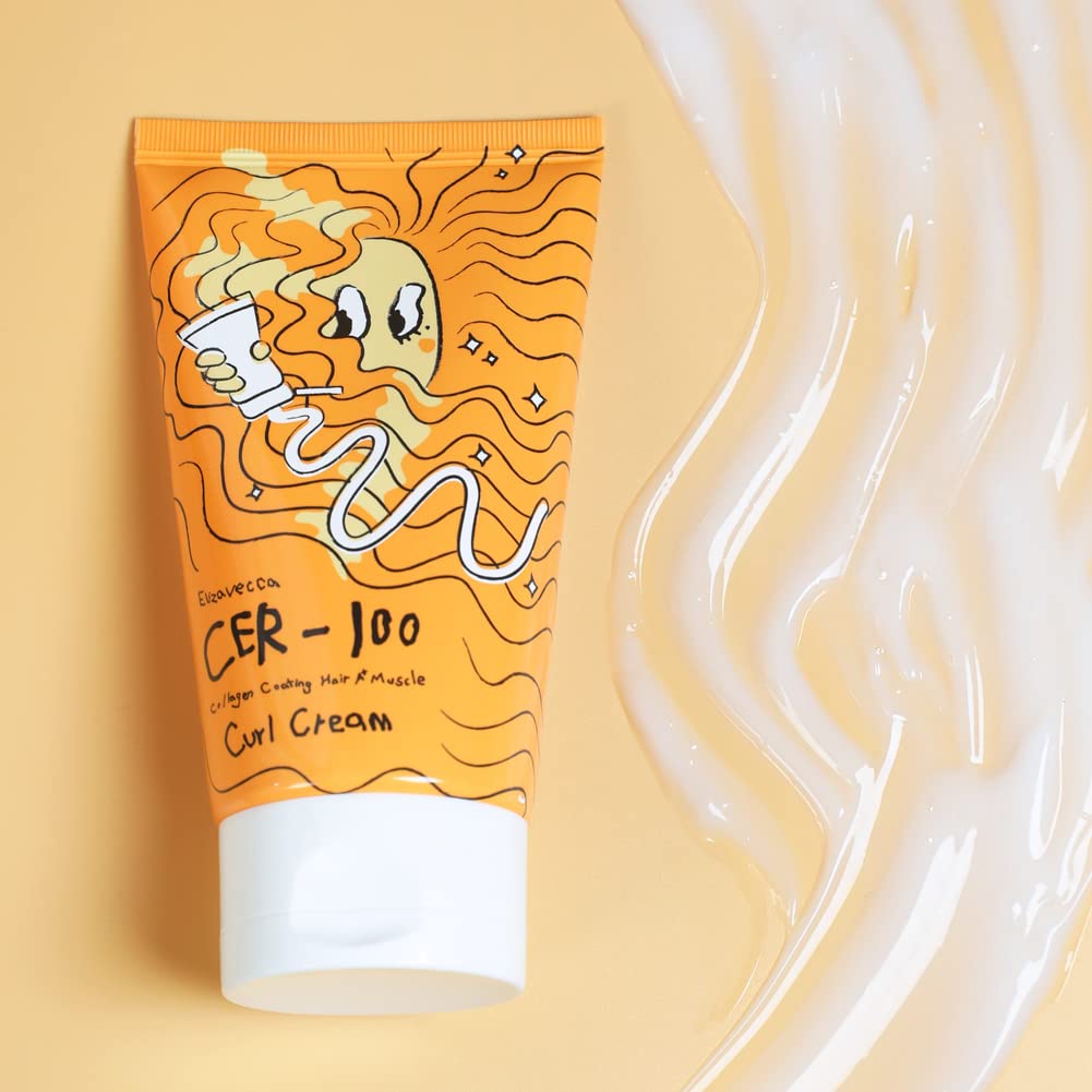 ELIZAVECCA - CER-100 Collagen Coating Hair A+ Muscle Curl Cream - 120ML