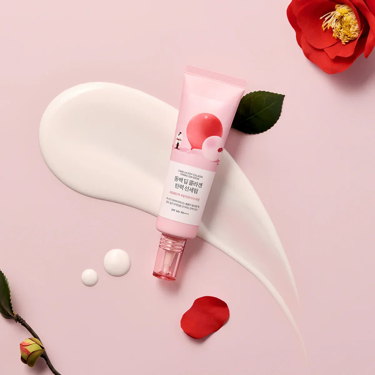 ROUND LAB - Camellia Deep Collagen Firming Sun Serum - 50ML