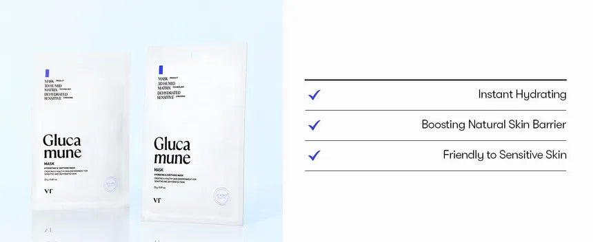 VT COSMETICS - GLUCAMUNE MASK - 23G - 1PCS