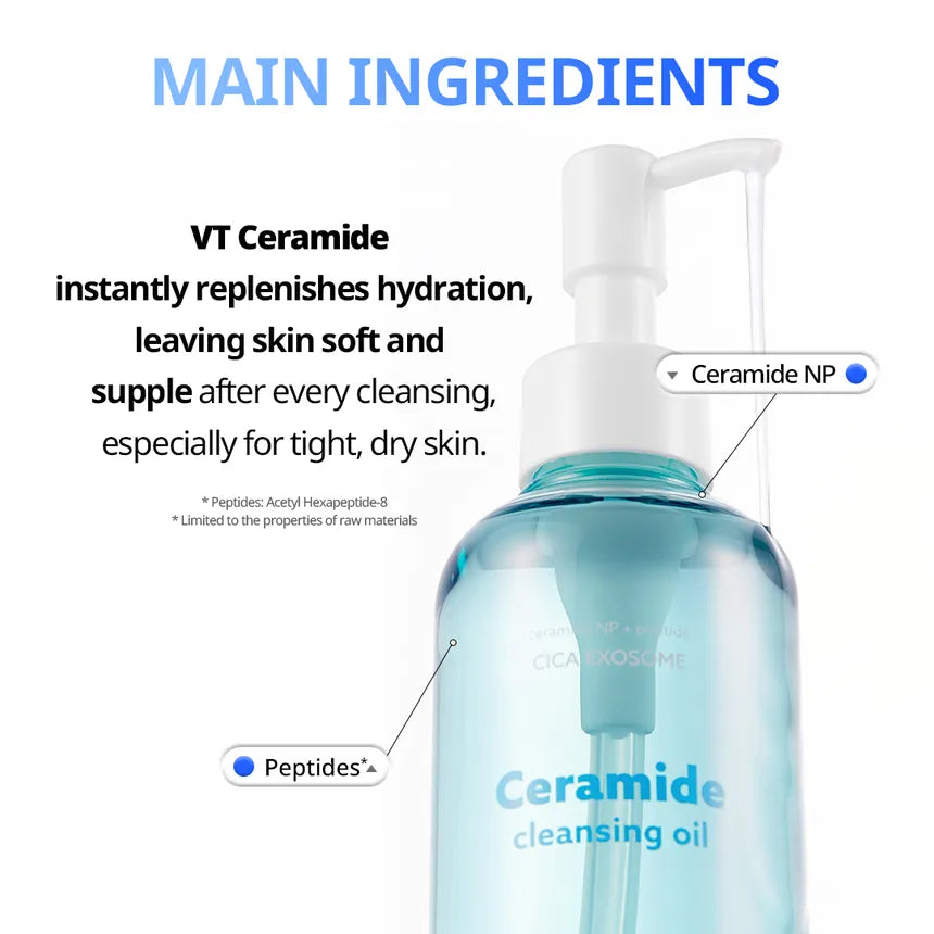 VT COSMETICS - Ceramide Aqua Cleansing Oil - 200ML
