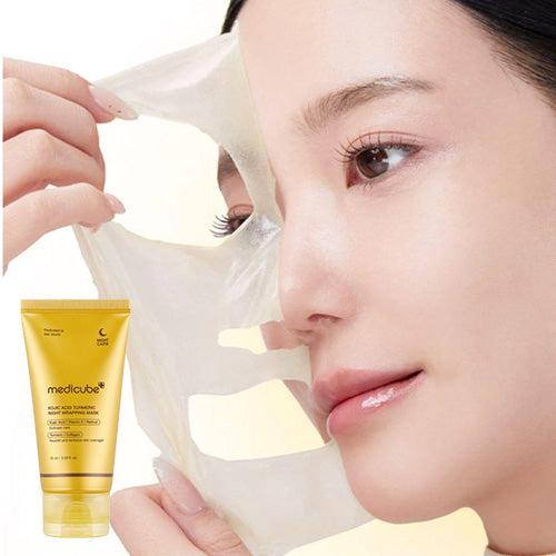 MEDICUBE - Kojic Acid Turmeric Night Wrapping Mask - 75ML