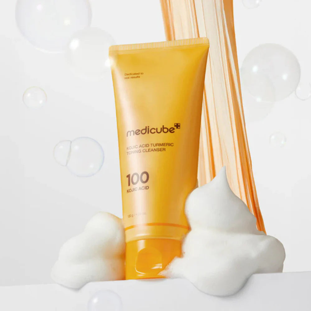 MEDICUBE - Kojic Acid Turmeric Toning Cleanser - 120G