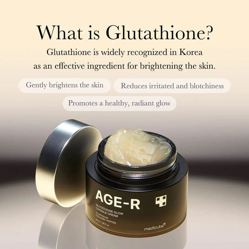 MEDICUBE - Age-R Glutathione Glow Capsule Cream - 50ML