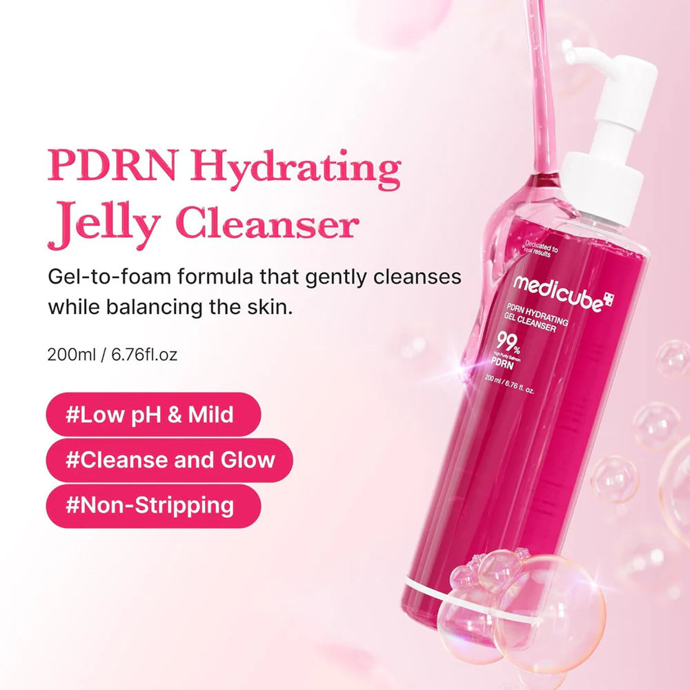 MEDICUBE - PDRN Hydrating Gel Cleanser - 200ML