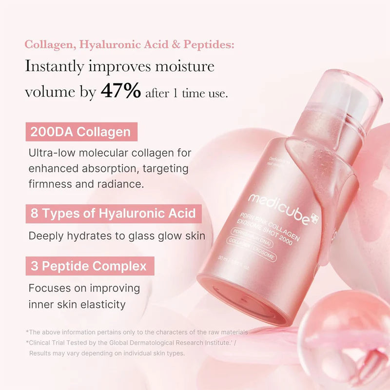 MEDICUBE - PDRN Pink Exosome Shot Serum 2000 - 30ML