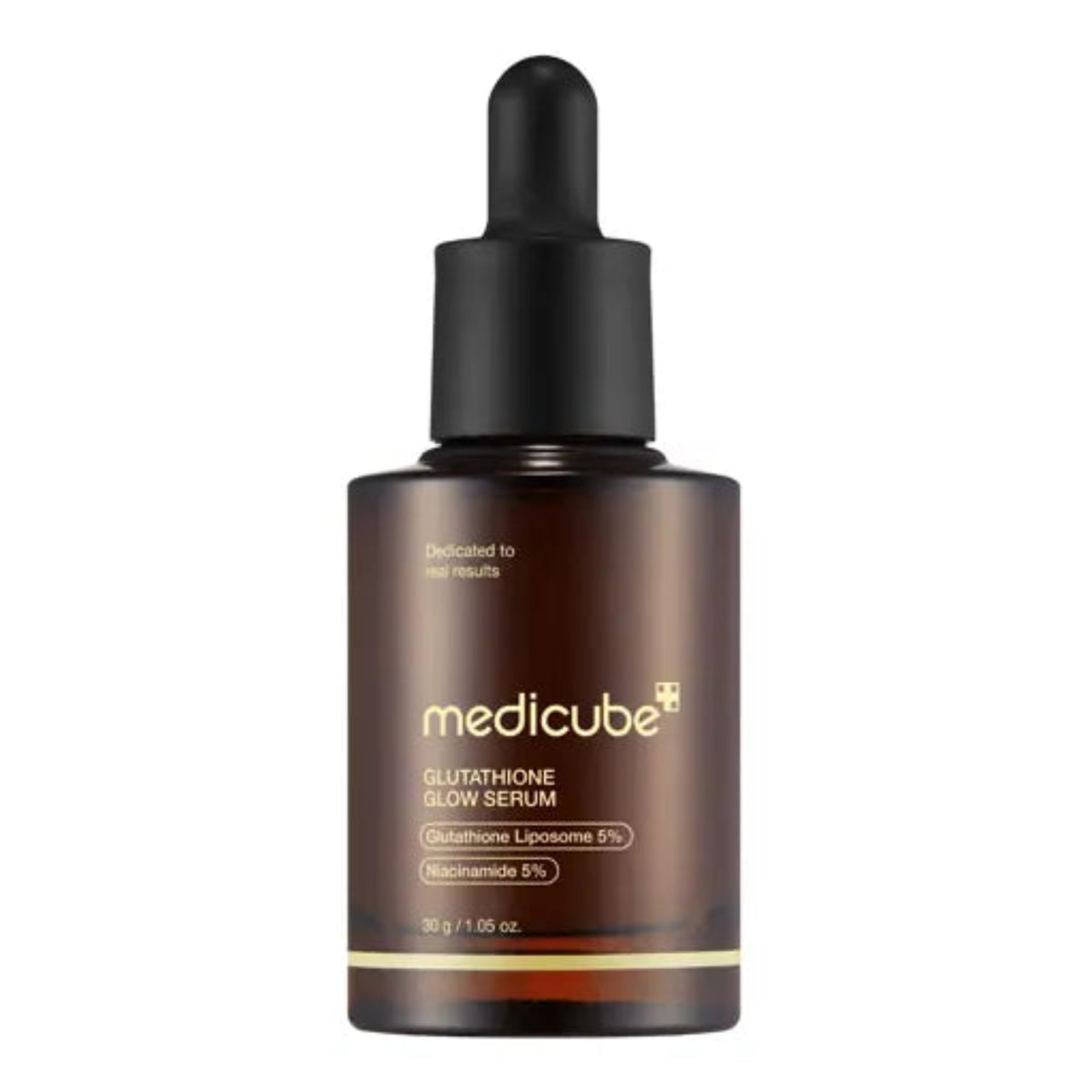 Bottle alone: MEDICUBE Age-R Glutathione Glow Serum bottle on a white background⠋