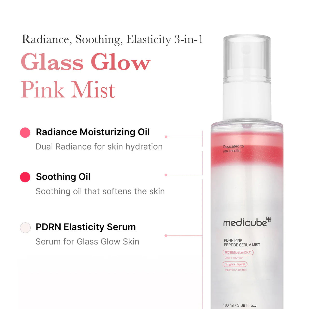 MEDICUBE - PDRN Pink Glutathione Serum Mist - 100ML