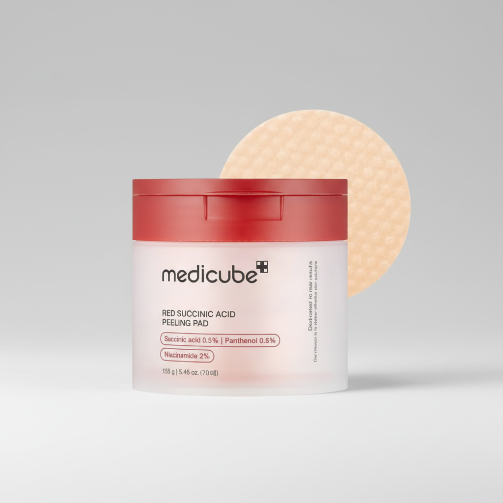 MEDICUBE - Red Succinic Acid Peeling Pad (70 Pads)