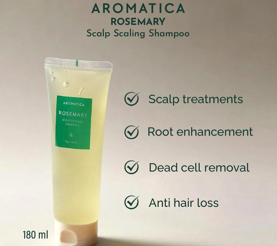 AROMATICA - Rosemary Scalp Scaling Shampoo - 180ML