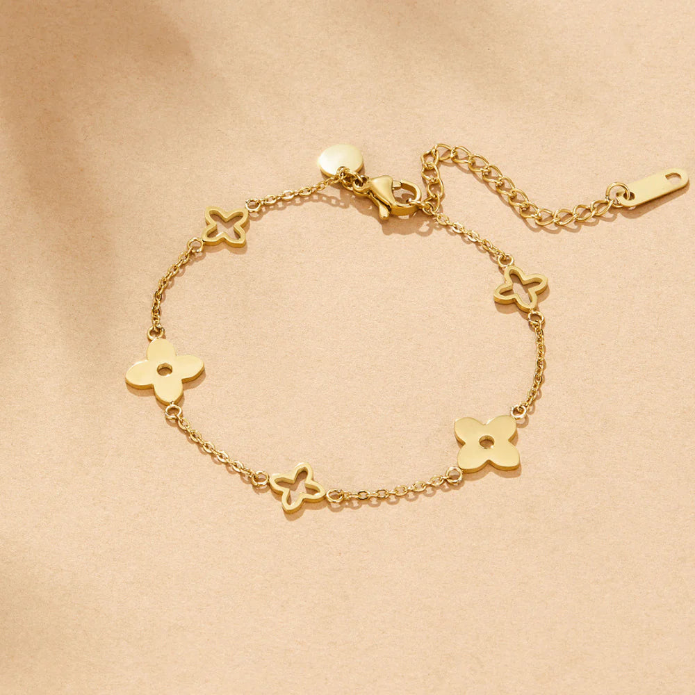 BEAUTIFUL EARTH - TORI PETAL CHAIN BRACELET