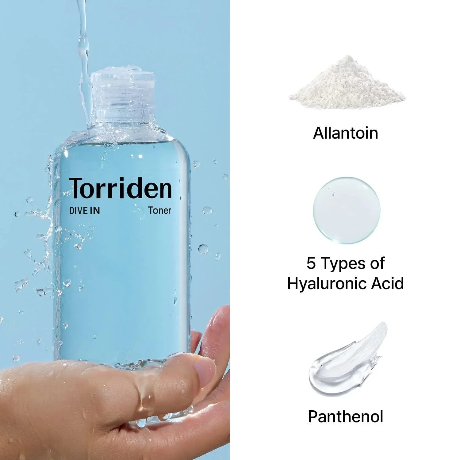 TORRIDEN - Dive-In Low Molecular Hyaluronic Acid Toner - 300ML