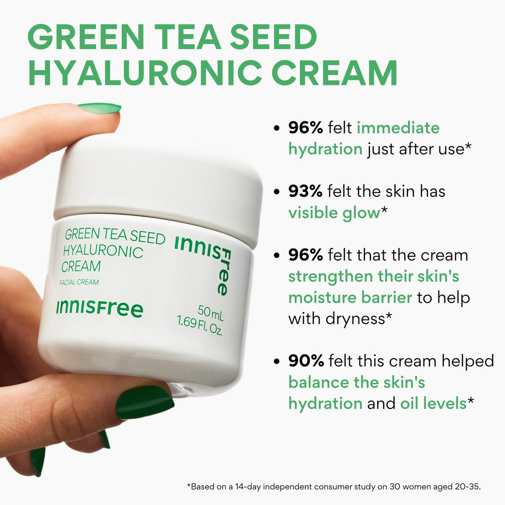 INNISFREE - Green Tea Seed Hyaluronic Cream - 50ML