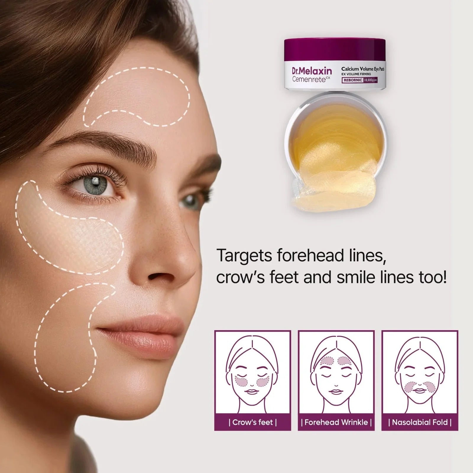 DR.MELAXIN - Cemenrete Calcium Volume Eye Patch - (60 Patches)
