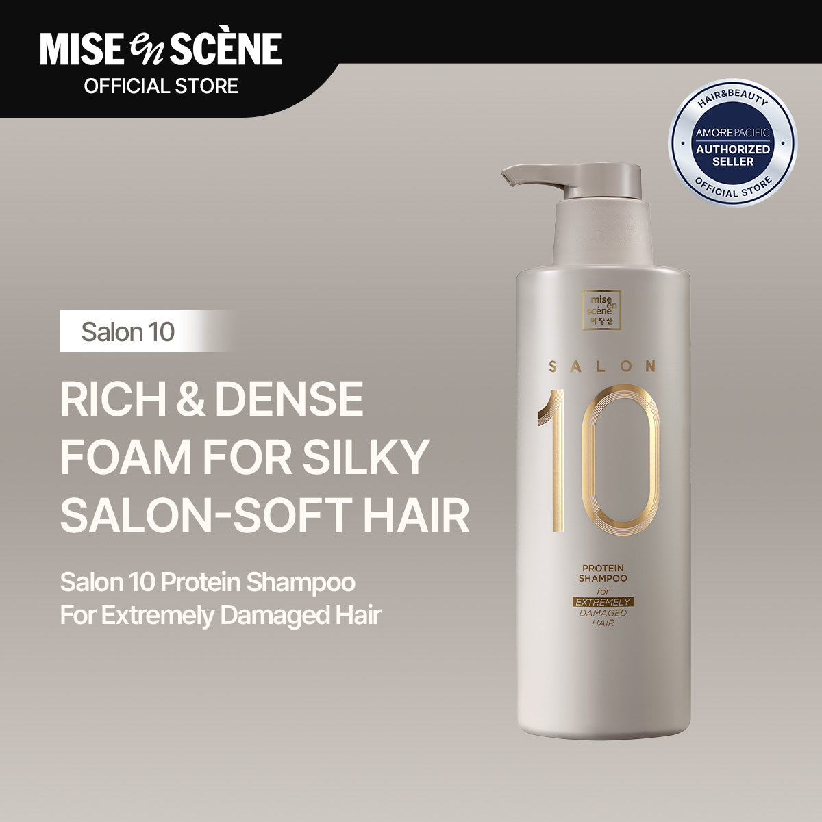MISE-EN-SCENE - Salon10 Shampoo for Extremely Damaged Hair - 500ML