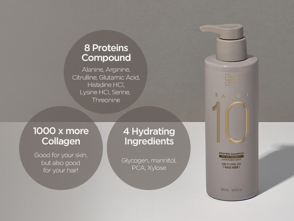 MISE-EN-SCENE - Salon10 Shampoo for Extremely Damaged Hair - 500ML