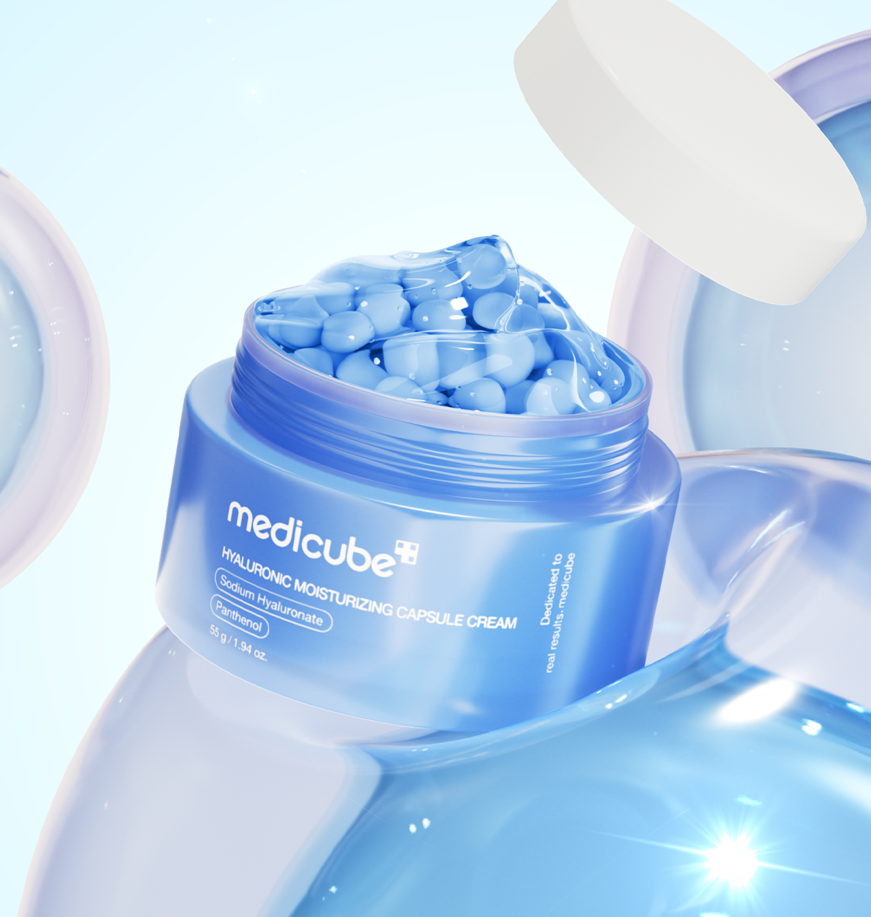 MEDICUBE - Hyaluronic Moisturizing Capsule Cream - 55G