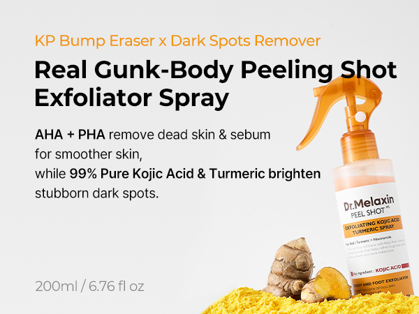 DR.MELAXIN - Peel Shot Exfoliating Kojic Acid Turmeric Spray - 200ML