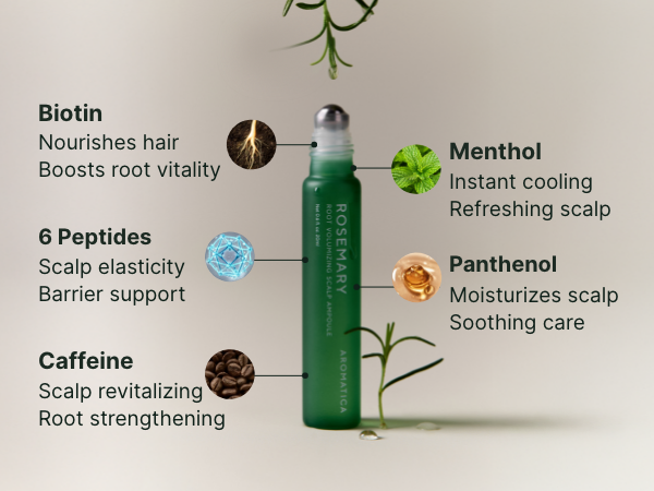 AROMATICA - Rosemary Root Volumizing Scalp Ampoule - 20ML