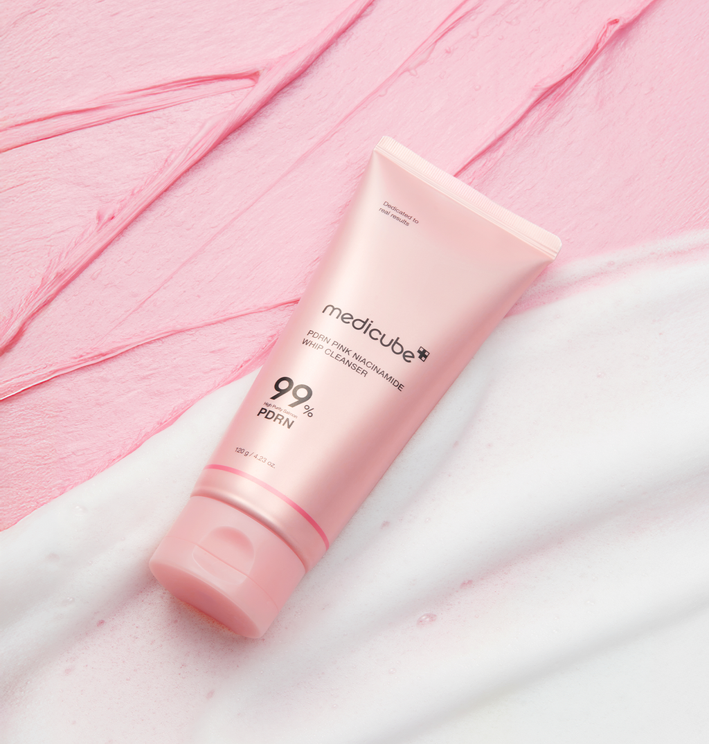 MEDICUBE - PDRN Pink Niacinamide Whip Cleanser 120g