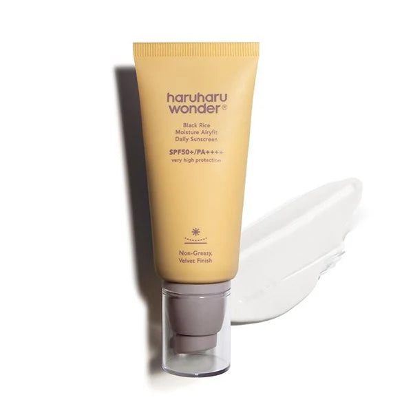 HARUHARU WONDER - Black Rice Moisture Airyfit Daily Sunscreen SPF50+ PA++++ - 50ML