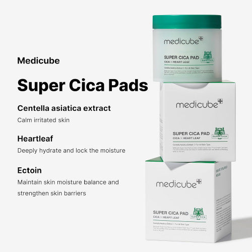 MEDICUBE - Super Cica Toner Pad (70ea)