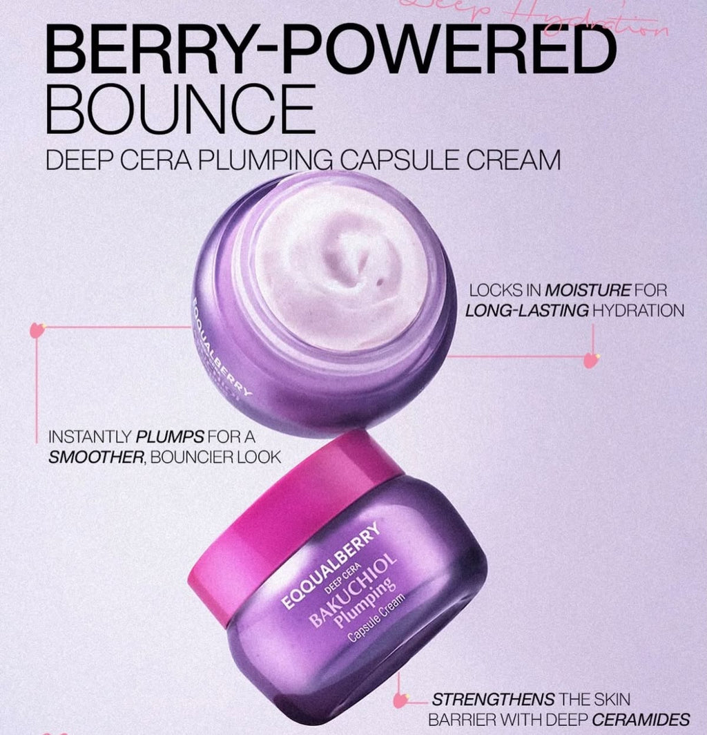 EQQUALBERRY - Bakuchiol Plumping Capsule Cream - 50ML