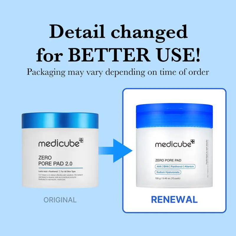 MEDICUBE - Zero Pore Mild Pad (70ea)