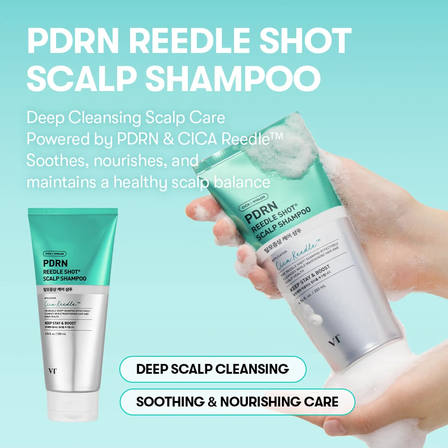 VT COSMETICS - PDRN Reedle Shot Scalp Shampoo - 200G