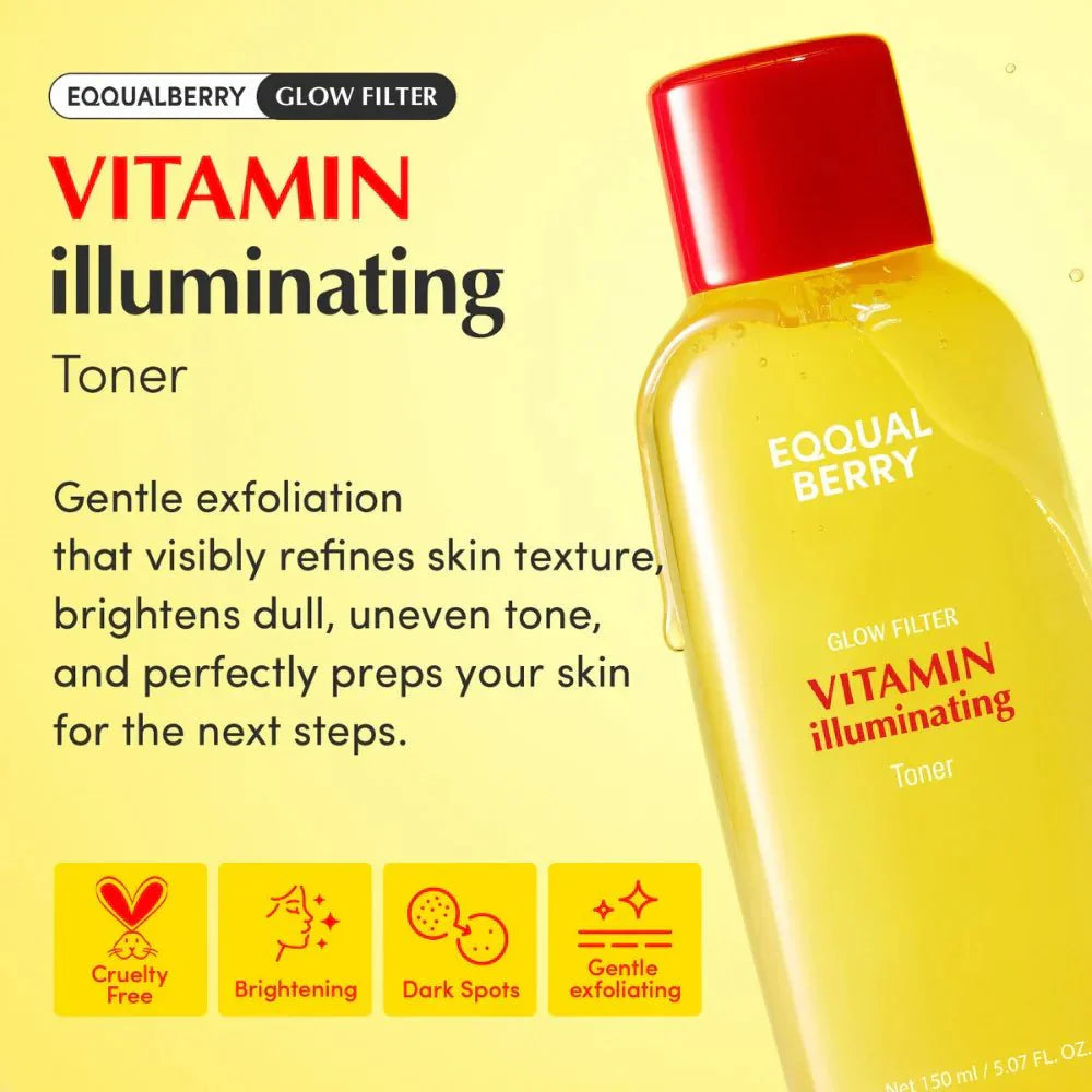 EQQUALBERRY - Vitamin Illuminating Toner - 150ML