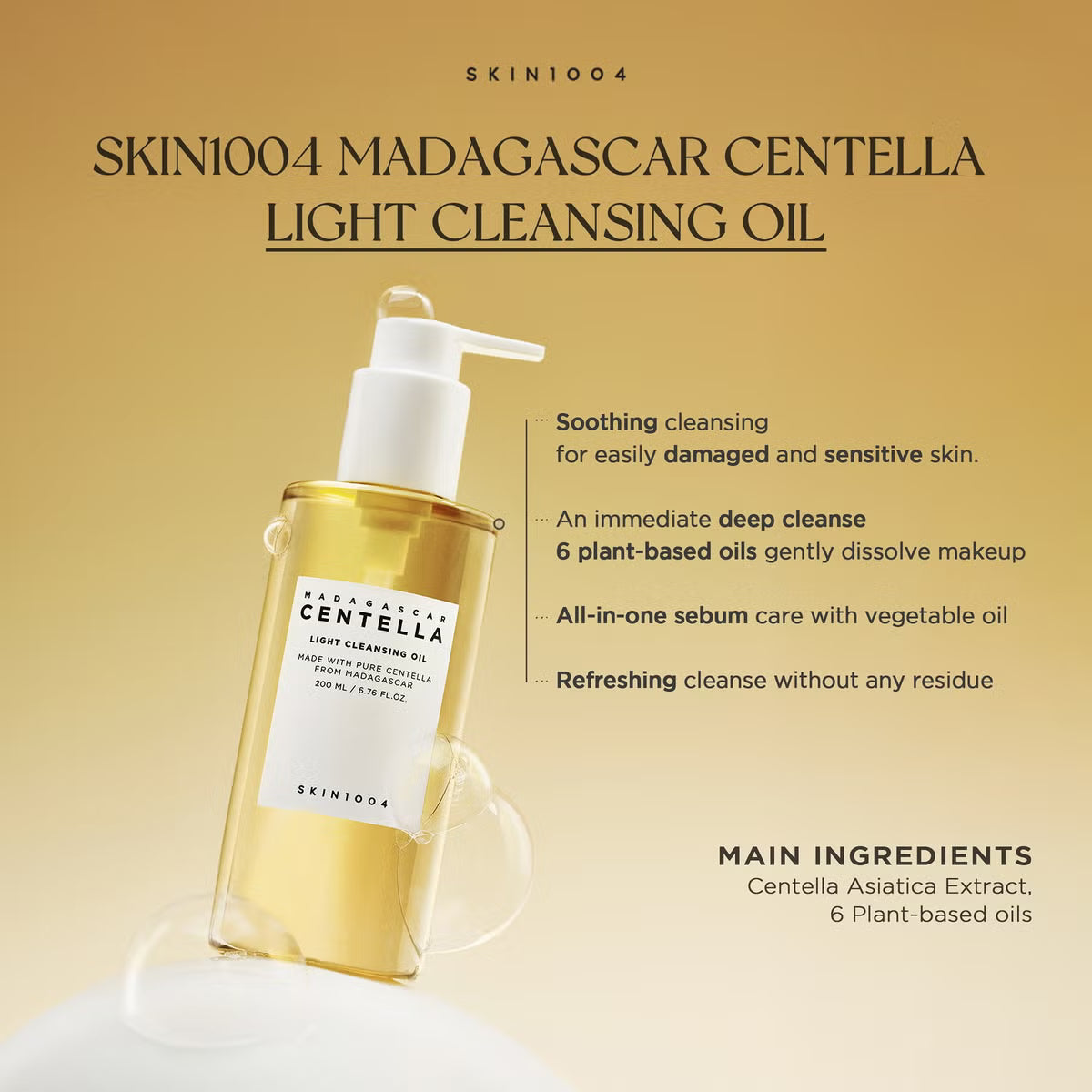SKIN1004 - Madagascar Centella Light Cleansing Oil - 200ML