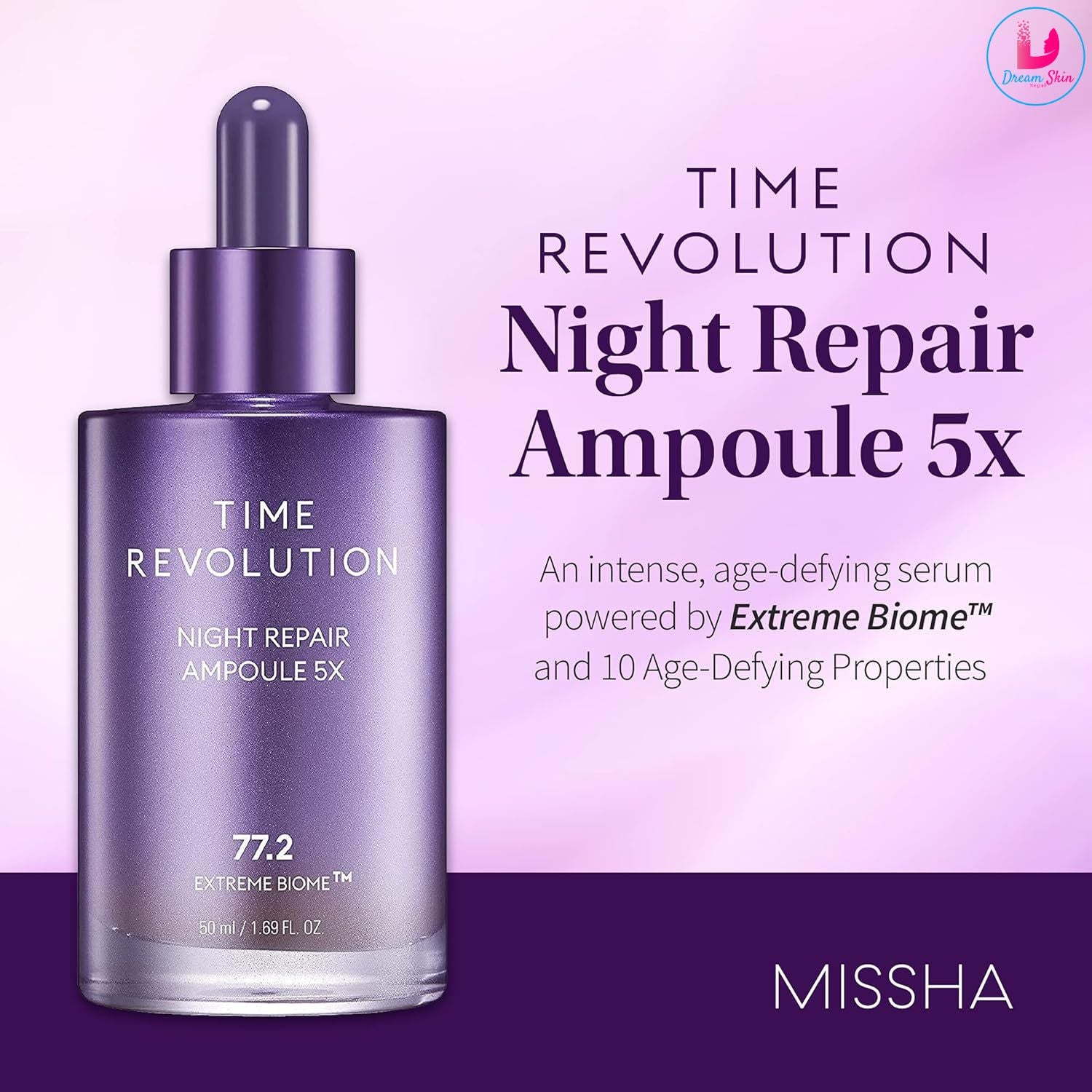 MISSHA - Time Revolution Night Repair Ampoule 5X - 50ML