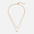 BEAUTIFUL EARTH - LAYERED GOLD STAR & PEARL NECKLACE
