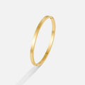 BEAUTIFUL EARTH - POLISHED GOLD CUFF BANGLE