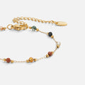 BEAUTIFUL EARTH - MIXED GEMSTONE STATION BRACELET