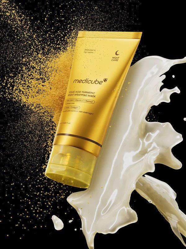 MEDICUBE - Kojic Acid Turmeric Night Wrapping Mask - 75ML