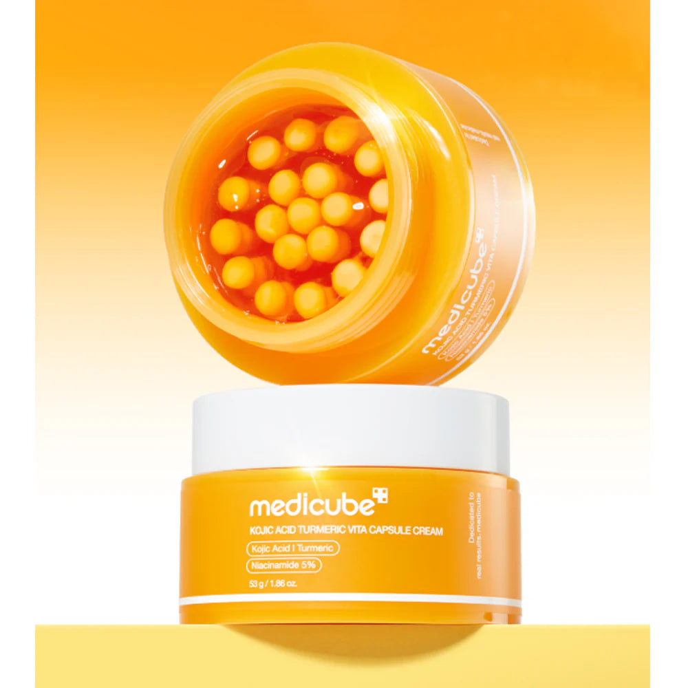 MEDICUBE - Kojic Acid Turmeric Vita Capsule Cream - 53G