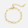 BEAUTIFUL EARTH - PAPERCLIP GOLD BRACELET