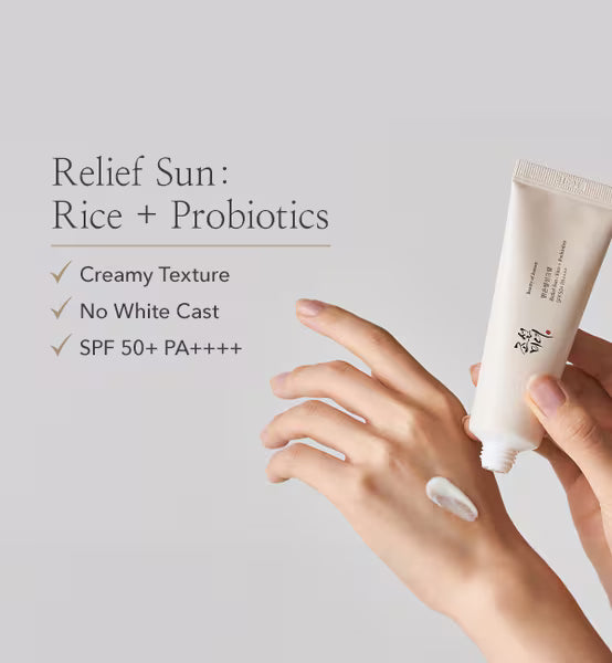 BEAUTY OF JOSEON - Relief Sun: Rice + Probiotics SPF50+ PA++++ - 50ML