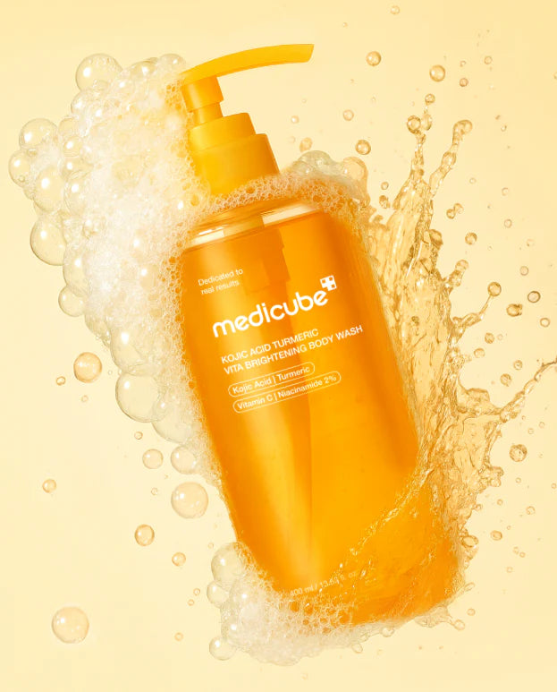 MEDICUBE - Kojic Acid Turmeric Vita Brightening Body Wash -400ML